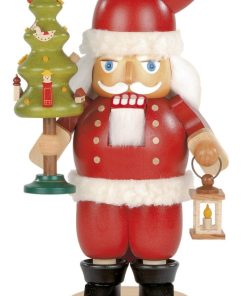 Nussknacker Weihnachtsmann mit Weihnachtsbaum