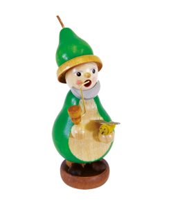 Räuchermann Mini-Wichtel mit Birne