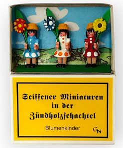 Zündholzschachtel – Blumenkinder