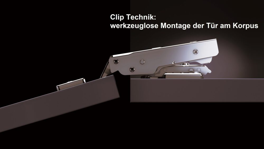 2 gedämpfte Schwerlast-Möbelscharniere für extra schwere und extra dicke Türen bis 30mm! Mit einstellbarem Dämpfer inkl. Montageplatten. Topfband, Möbelband mit Topfgröße 40mm von LAMP® / Japan - Image 4