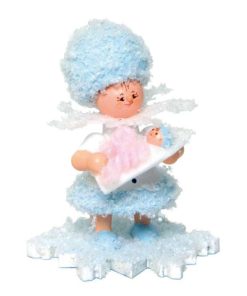 Schneeflöckchen mit Baby Mädchen