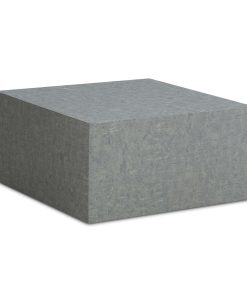 Couchtisch MONOBLOC 60x60x30 cm in Beton-Optik Grau Design Wohnzimmertisch Cube