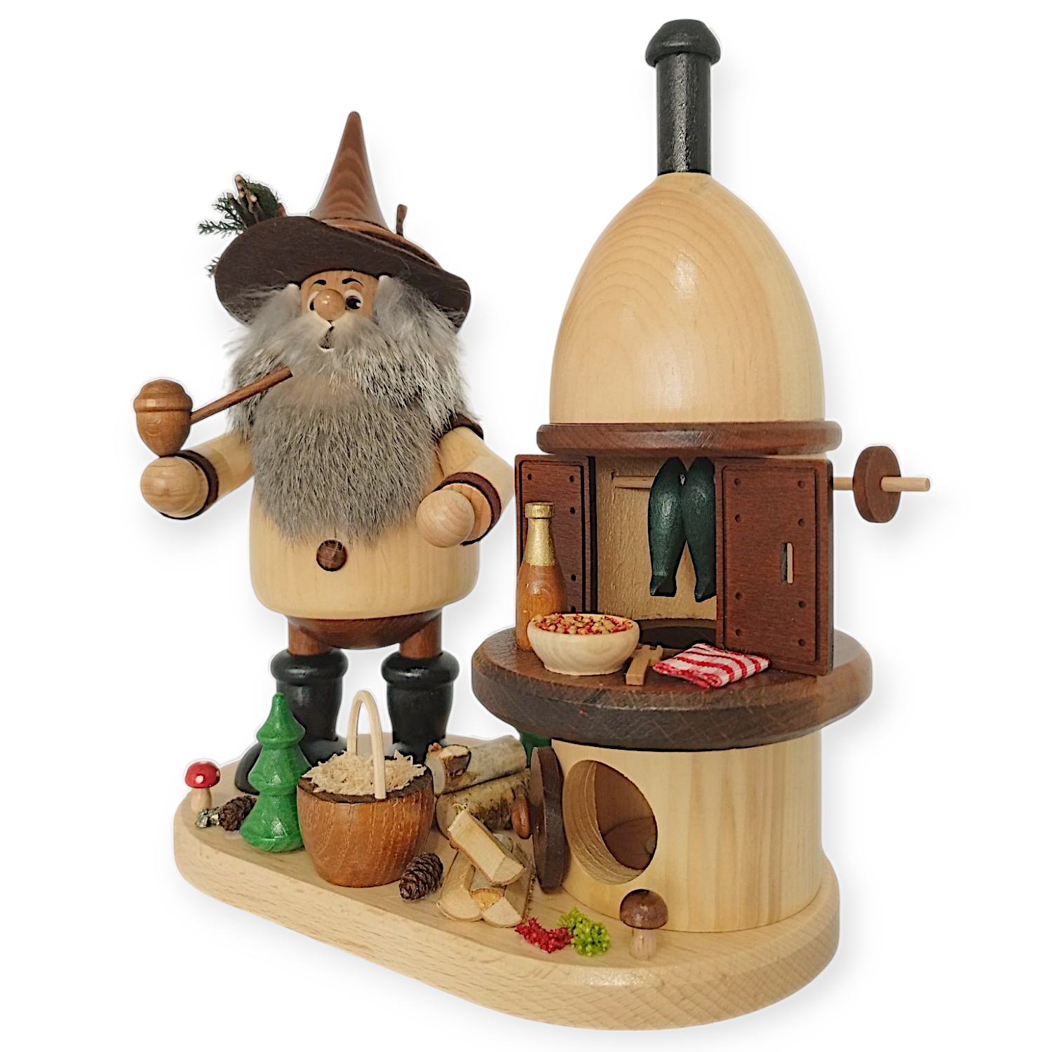 Räuchermann Wichtel am Räucherofen - Image 2