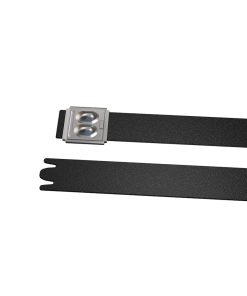 Edelstahlkabelbinder 12 Stück schwarz