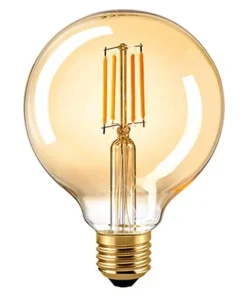 Sigor 7 W LED-Filament Globe 95 mm Gold E27 2400 K Dim / ersetzt 55 W
