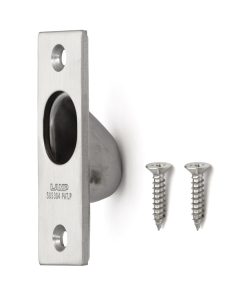 Edelstahl-Griffmuschel für Fingergriff, V2A (SUS304), 70 mm (2,8″) YK-70. Hochwertige Edelstahl-Griffmuschel aus rostfreiem Edelstahl V2A (SUS304), satiniert matt, für Türe, Schiebetüre, Badezimmer, Schiffe, feuchte Umgebungen von Sugatsune / LAMP® (Japan)
