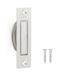 Edelstahl-Klappgriff SUS304, 90 mm (3-17/32″) HR-90S. Drehbarer Edelstahl-Klappgriff aus rostfreiem Edelstahl V2A, satiniert matt, für Revisionsklappe, Revisionstür, Wartungstür, feuchte Umgebung, Schiff, Caravan von Sugatsune / LAMP® (Japan)