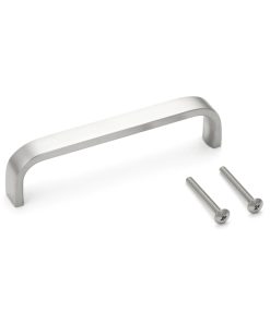Hochwertiger Edelstahlmöbelgriff aus SUS304 (V2A), satiniert matt, 90 mm (3,6″) KB-90S. Edelstahltürgriff aus SUS304 (V2A), satiniert matt, für Boot, Yacht, Edelstahlküche, Strandhotel, Arztpraxis, Möbel, von Sugatsune / LAMP® (Japan)