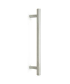 Edelstahltürgriff SUS304, 400 mm (15-3/4″), SSH-2540. Massiver Edelstahltürgriff aus rostfreiem Edelstahl V2A, satiniert matt, für Zimmertür, Produktionsmaschine, Zug, Bus, Spezialfahrzeug, von Sugatsune / LAMP® (Japan)