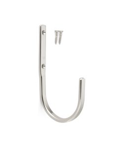 Hochwertiger großer Universalhaken, aus rostfreiem Edelstahl, Oberfläche: glänzend poliert, 45 mm (1,8″), JF45M. Handtuchhaken aus V2A für feuchte Umgebung, Schiffbau, Außenbereich und viel mehr, von Sugatsune / LAMP® (Japan)