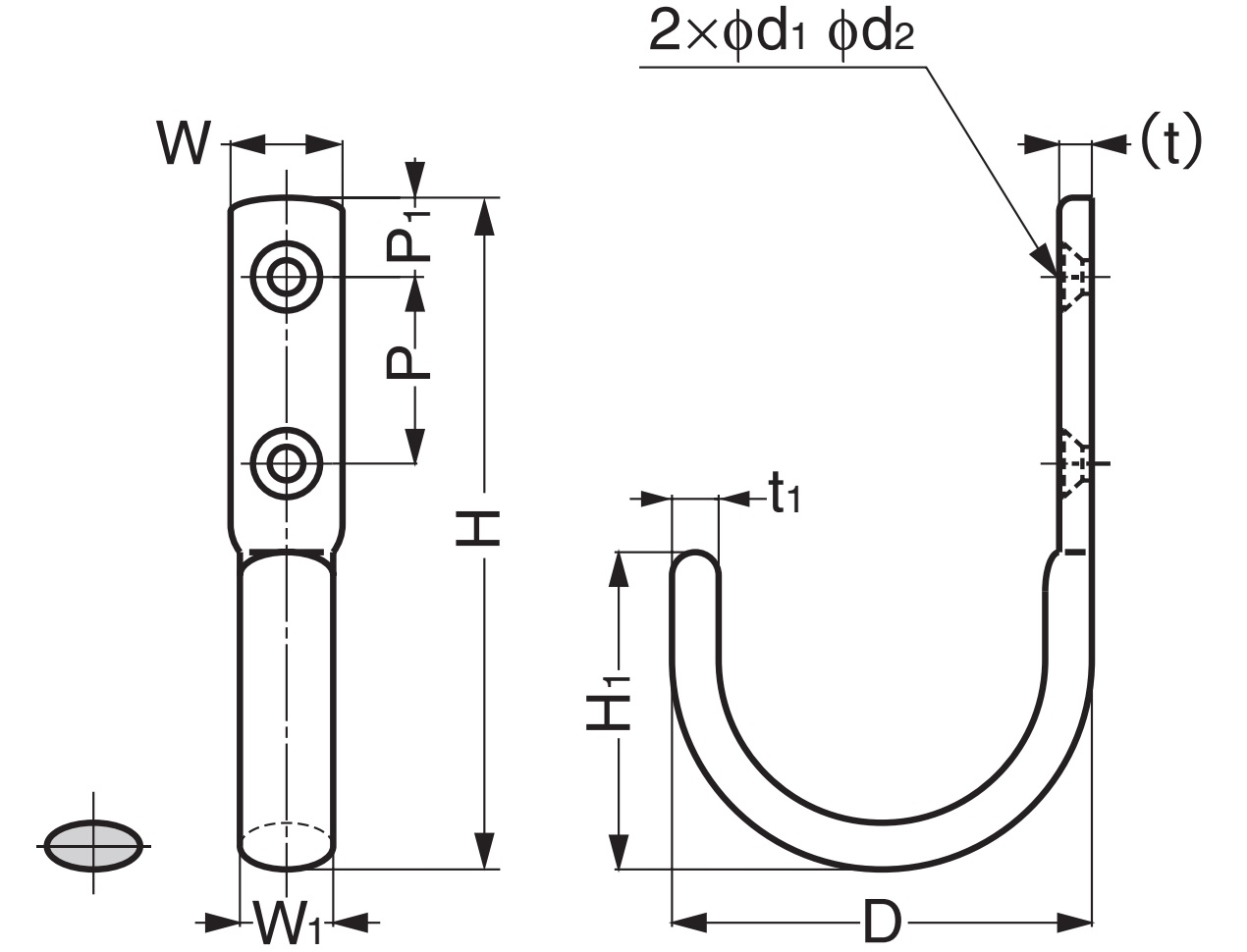 Hochwertiger großer Universalhaken, aus rostfreiem Edelstahl, Oberfläche: glänzend poliert, 45 mm (1,8″), JF45M. Handtuchhaken aus V2A für feuchte Umgebung, Schiffbau, Außenbereich und viel mehr, von Sugatsune / LAMP® (Japan) - Image 3