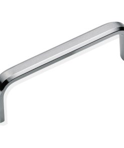 ZweiL® Edelstahl-Möbelgriff, 102 mm, ZL-2001-96. Möbelgriff aus feinstem Edelstahl V4A (SUS316) für exklusive Raumgestaltung und hochwertige Einrichtungen von Sugatsune / LAMP® (Japan)